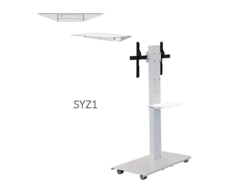 Modern Metal Laptop Shelf Blac