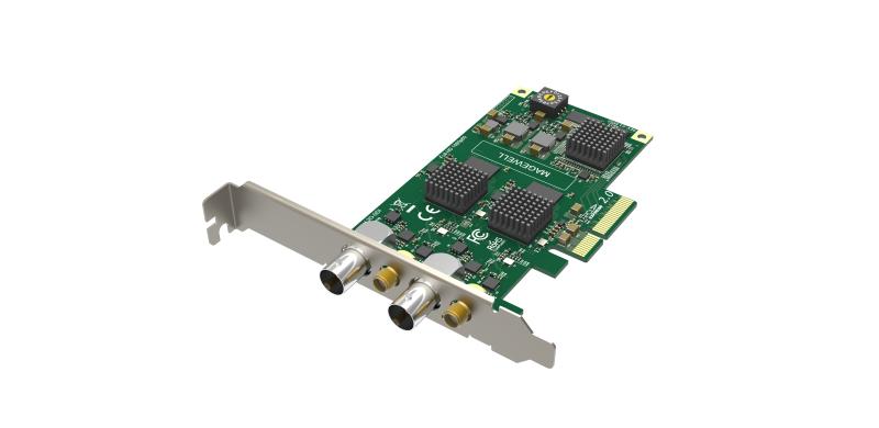 LP PCIe x4, 2-channel SD/HD/3G