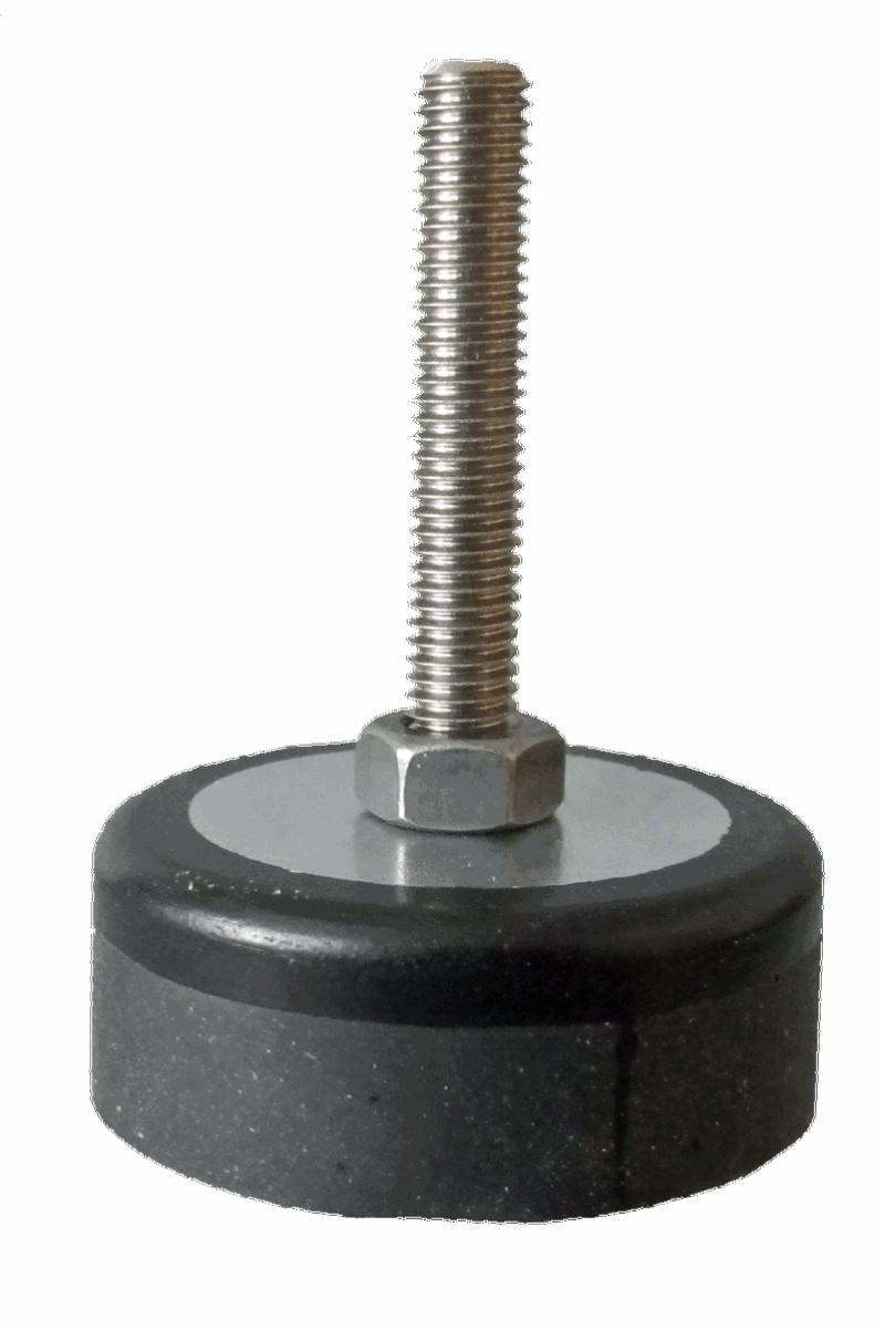 Set of (4) 2" Dia Adjustable H