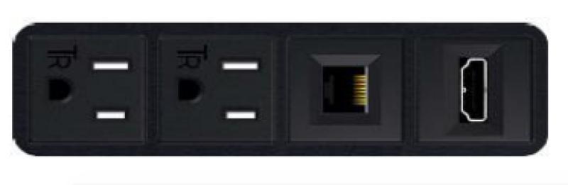 Flush Power+data+HDMI Panel