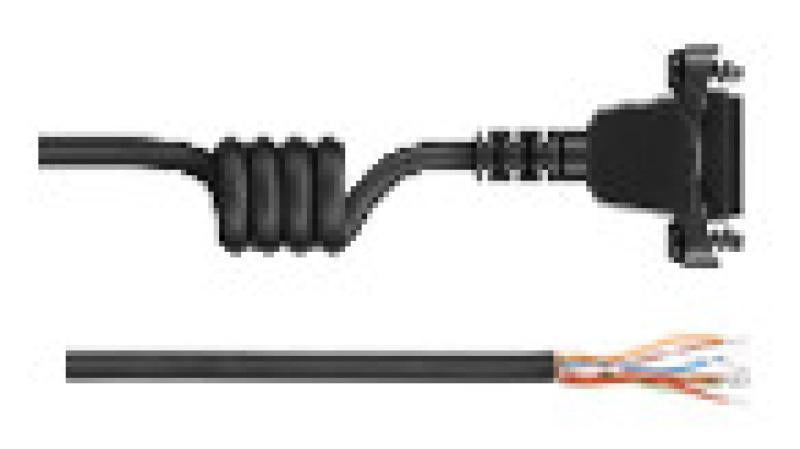 Straight copper cable with coi