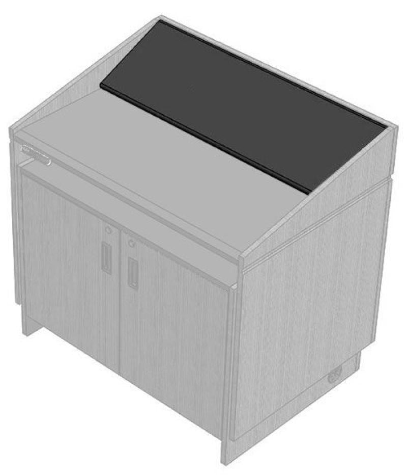 Removable sloped console for P