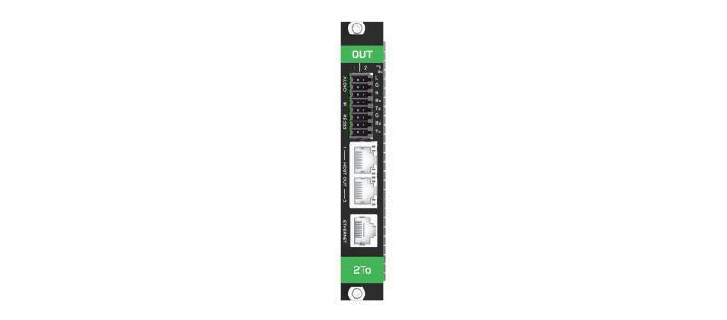 2-port 4K60 4:4:4 HDBase-T wit