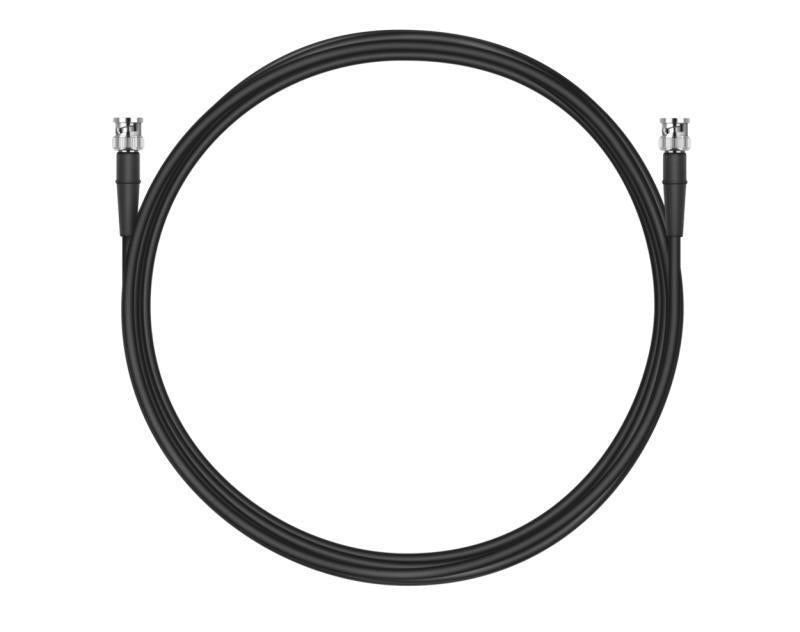 Low damping coaxial cable with