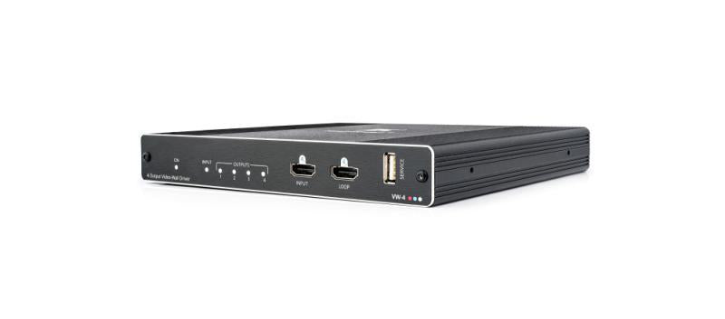 Cascadable 4 output video-wall