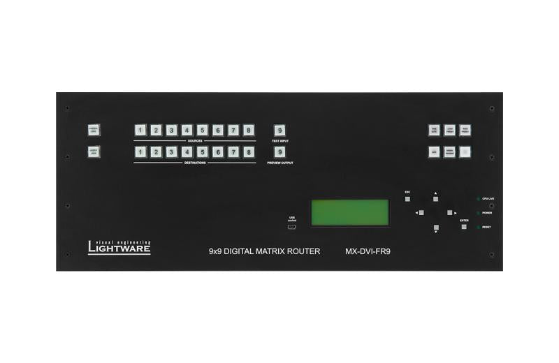 9x9 digital crosspoint router