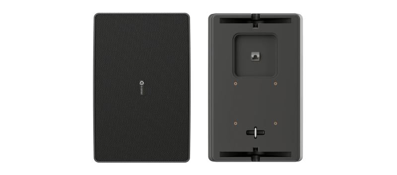 8", PoE powered DANTE, wall mo