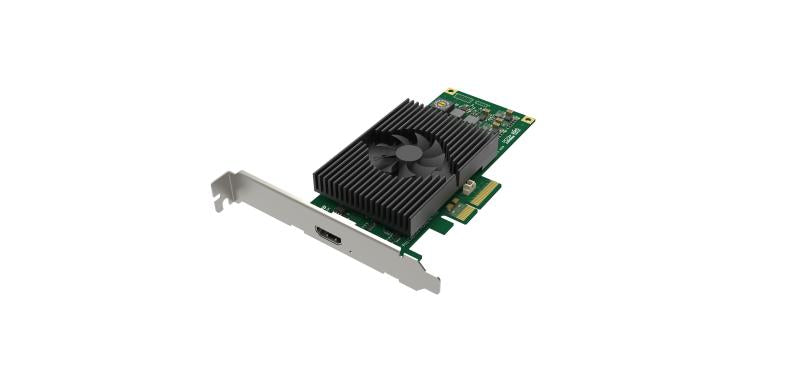 LP PCIe x4, 1-channel HDMI, Ul