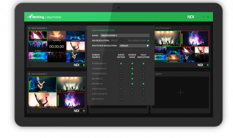 BirdDog Multiview Pro - NDI Mu