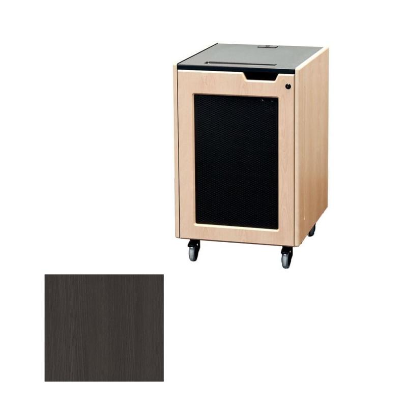 16U Mobile rack equipped with