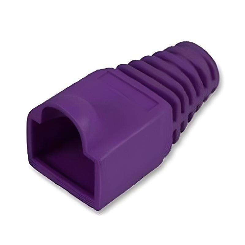 10 Connector Boots RJ-45 Purpl