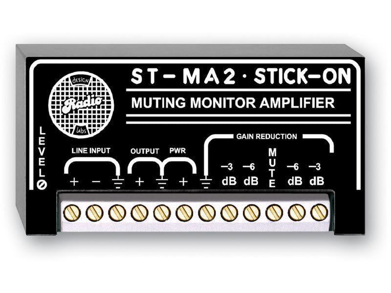Muting Monitor Amplifier