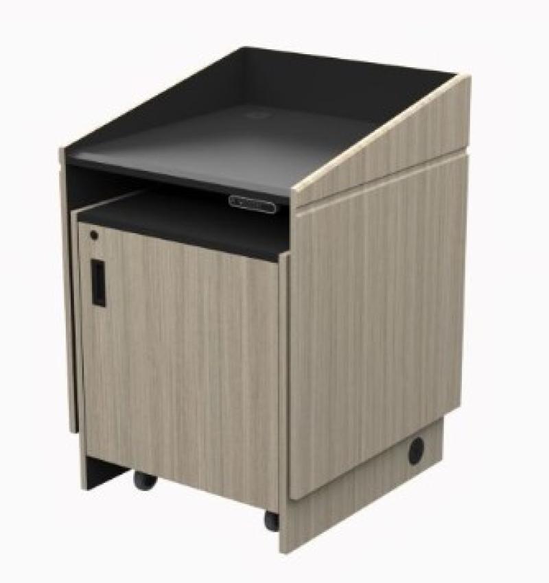 Electric Lift Lectern, Roll-ab