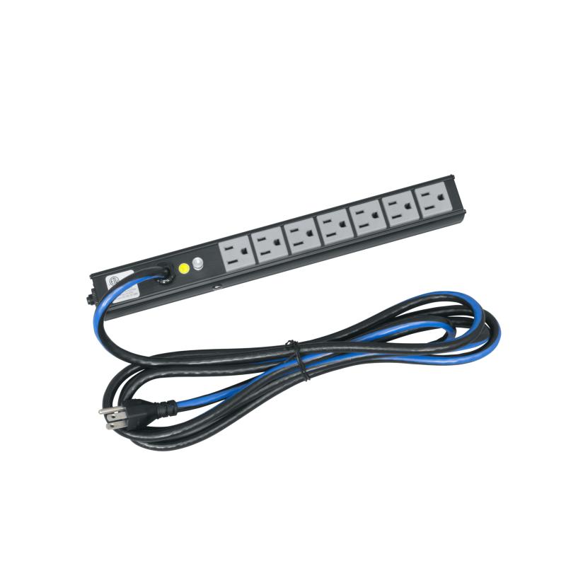 7 OUTLET, 15 AMP, SLIM POWER S