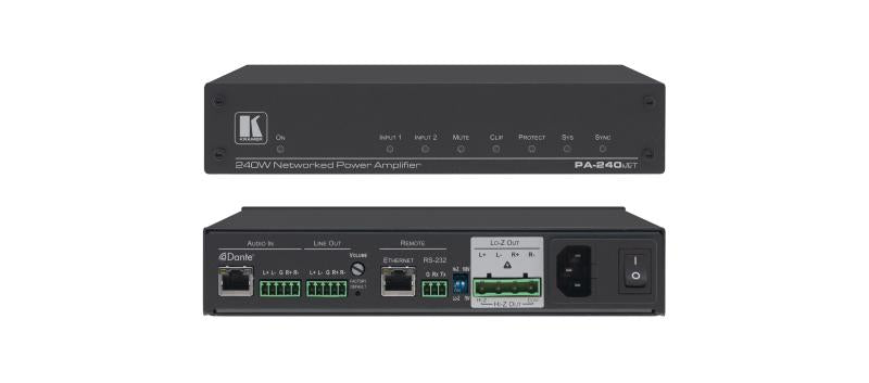 2x120W @ 8? Controllable Power