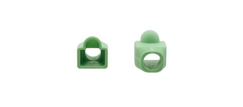 10 Connector Boots RJ-45 Green