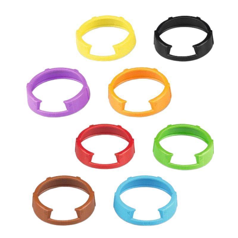 Label rings for hand transmitt