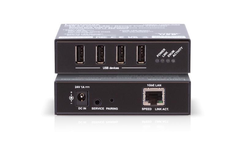 USB 2.0 over LAN device side e