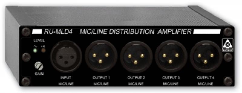 1x4 Mic Line Audio
