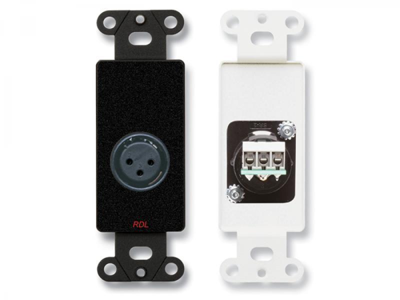 XLR 3-pin Female Jack on D Pla