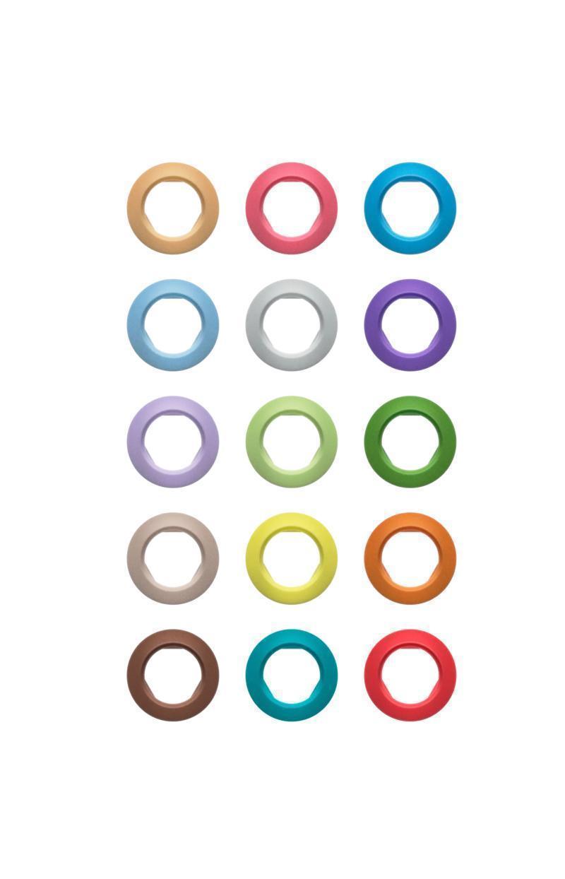 Sets of magnetic color indicat