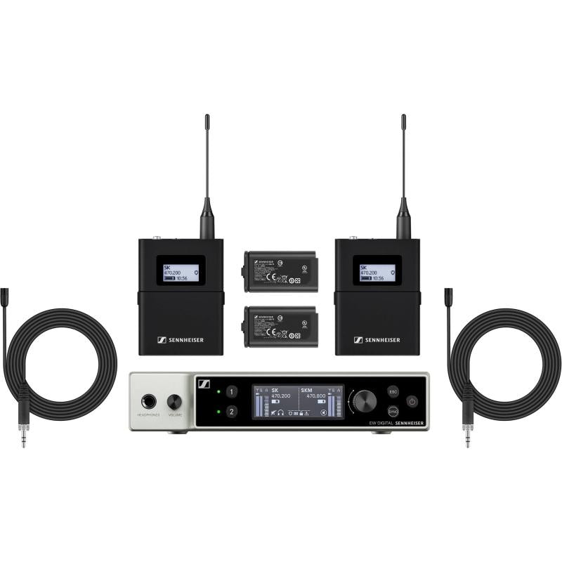 Digital wireless lavalier set.