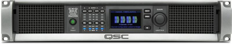 4-Channel 2000W/CH Q-SYS netwo