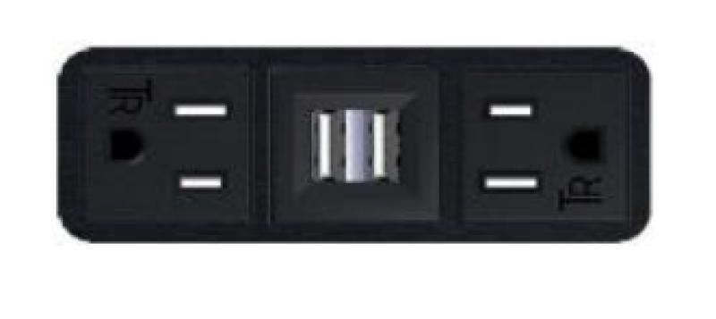 Flush Power+USB Panel