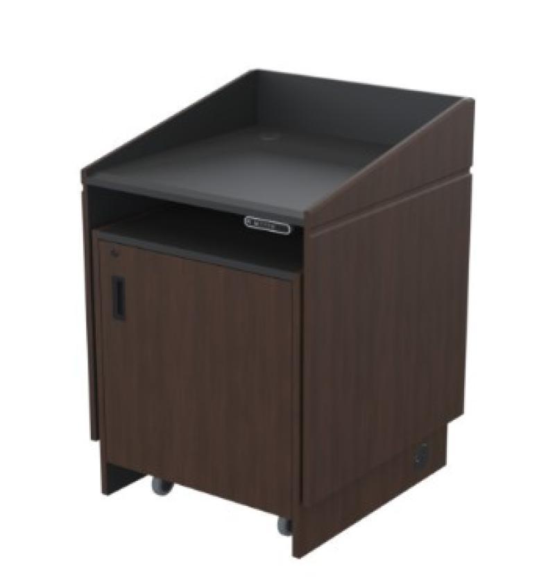 Electric Lift Lectern, Roll-ab