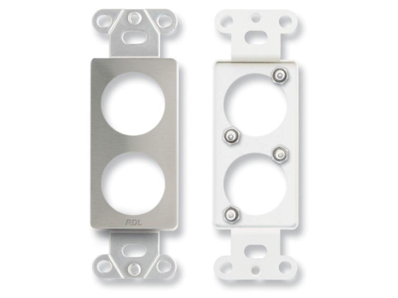 Double plate for standard and
