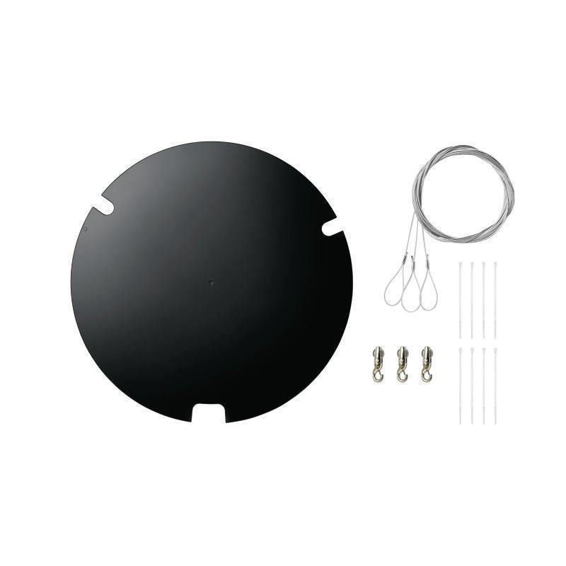Gripple Mount Kit, Round, Blac