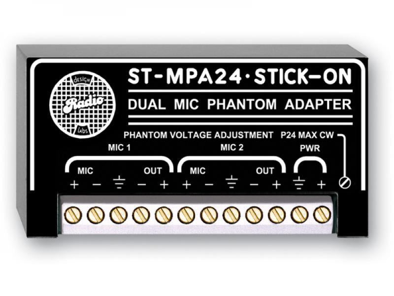 Microphone 24 V Phantom Adapte