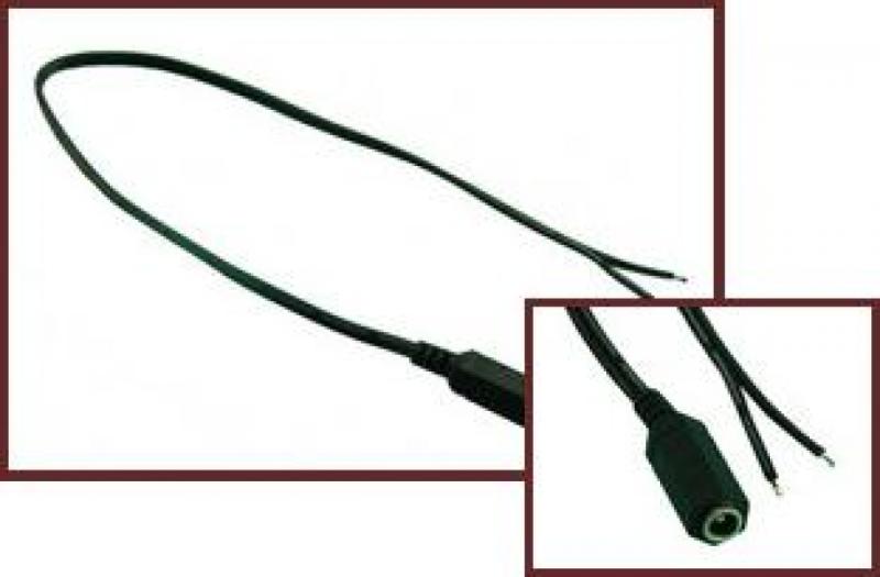 2.1mm to Bare End Cable
