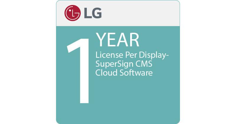 SuperSign Cloud (CMS) - 1year