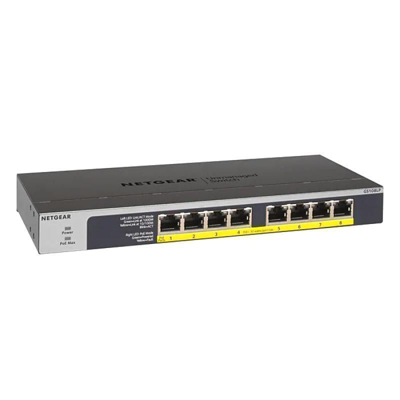 8PT POE/POE+ GIGABIT UNMANAGED