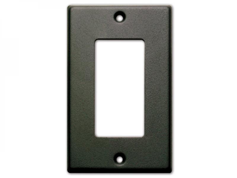Single Cover Plate - black