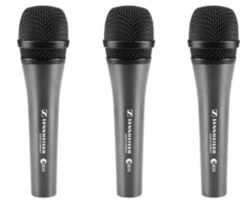 Handheld microphone set with (