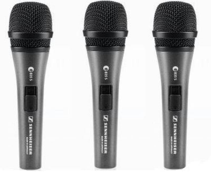 Handheld microphone set with (