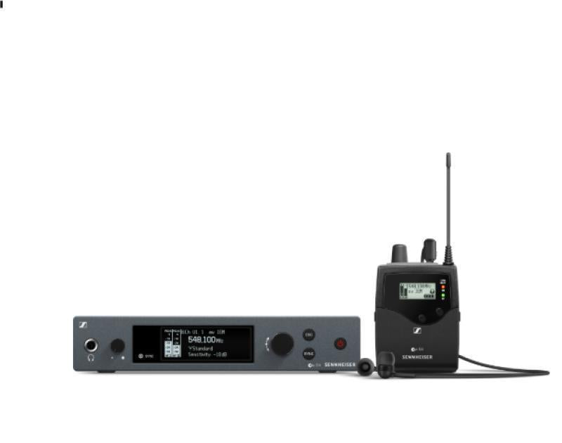 Wireless stereo monitoring set