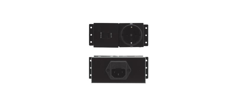 Dual socket with USB charger a