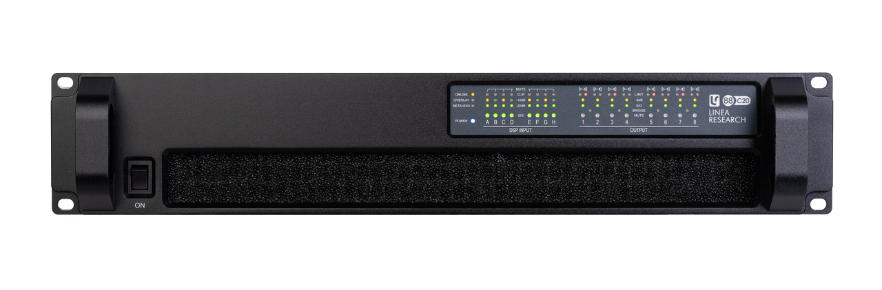 Linea Research - 8-Channel 1250W DSP Amplifier - LR-88C10