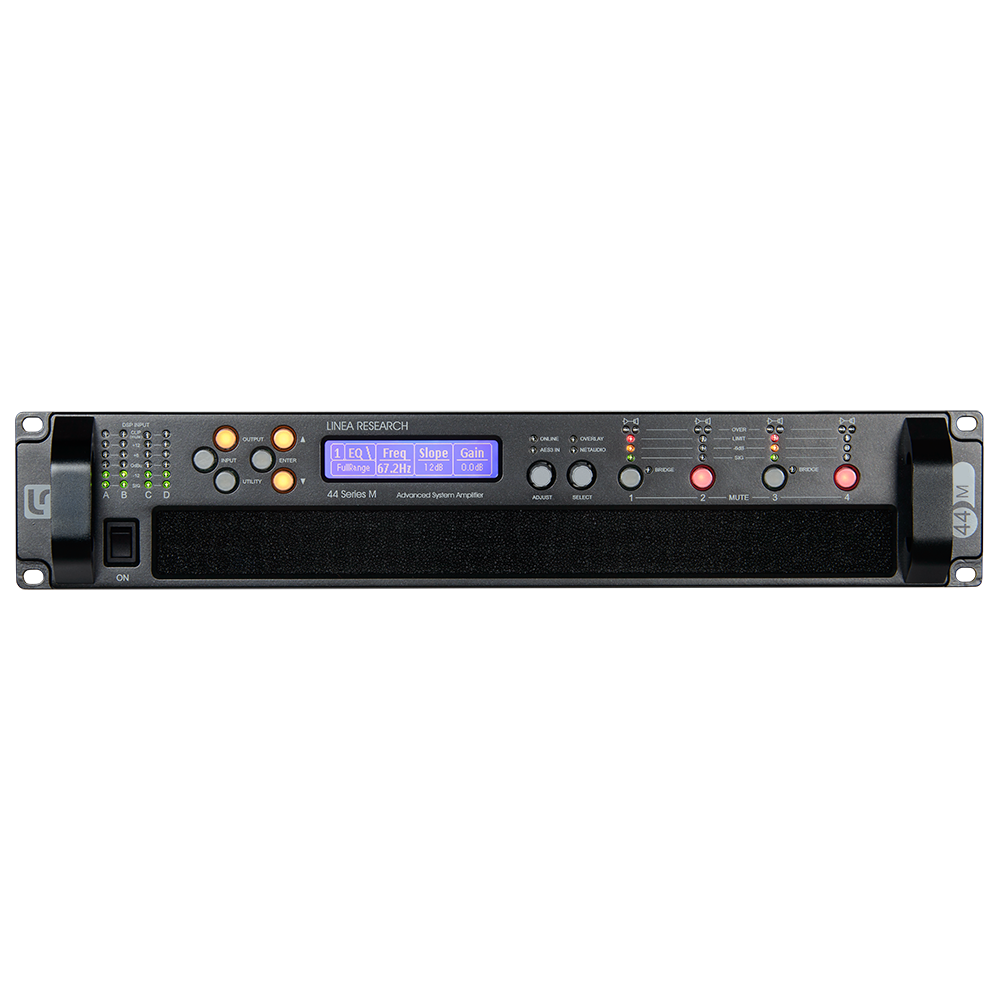 Linea Research - 4-Channel 3000W DSP Amplifier - LR-44M20