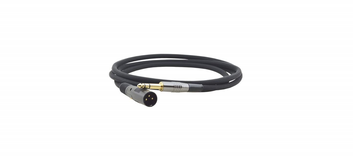 Kramer C-A63M/XLM-10 6.3mm Male to 3–pin XLR Male Cable - 10'