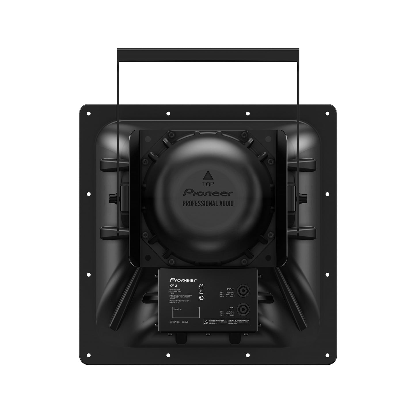 Pioneer - 8-Inch 2-Way Passive Mid-High Loudspeaker - Pro Audio XY-2 - Black