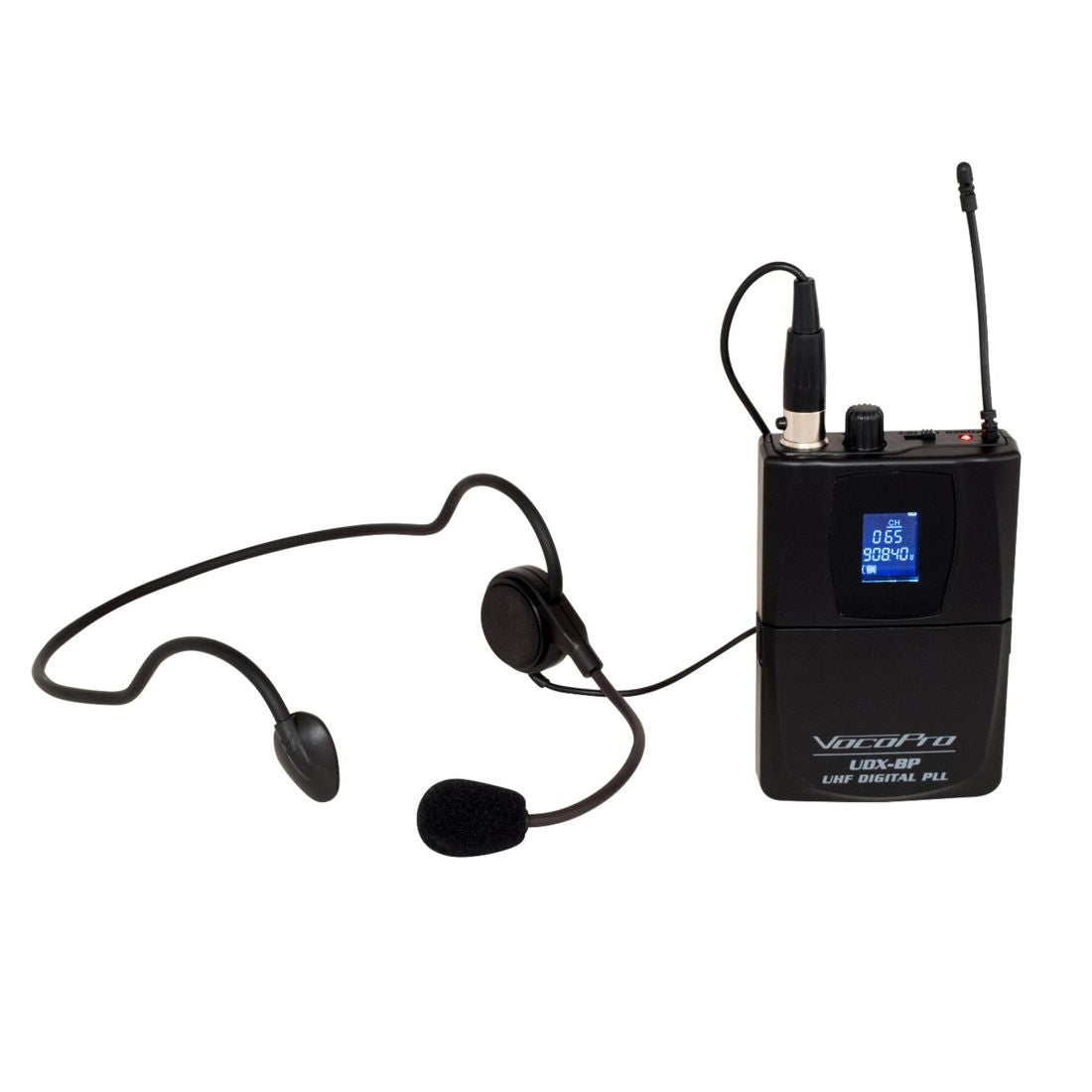 VOCOPRO | UDX-BP - Professional Digital PLL Wireless Bodypack Transmitter with Headset Microphone