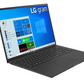 LG 17” Black 16:10 WQXGA gram Laptop with Windows 10 Pro