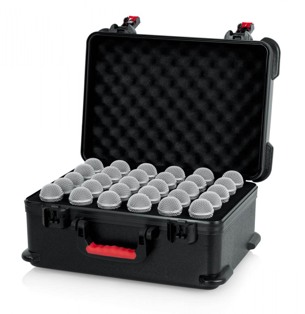 Gator Cases GTSA-MIC30 Case with Drops For (30) Mics