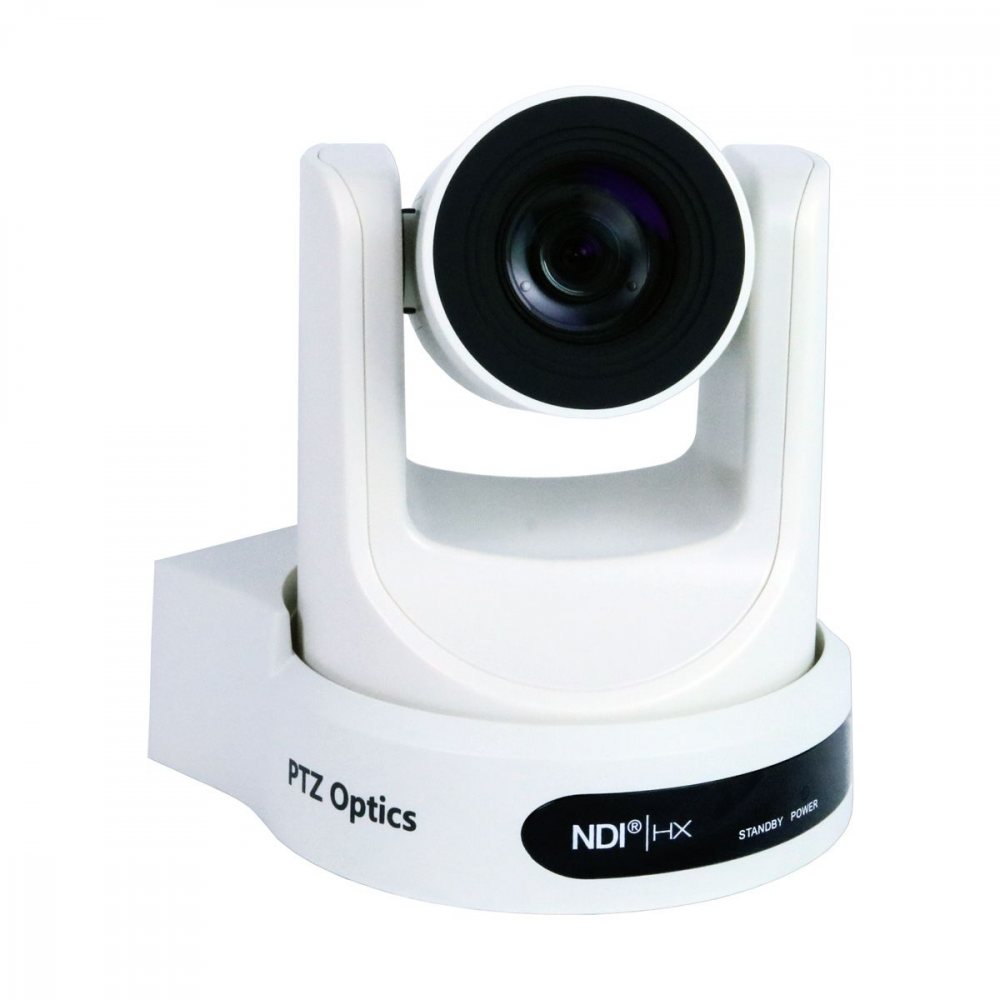 ProAVTechStore PTZ Optics 20X NDI Camera (White) PTZOptics Video Conference - Medium Conference / Large Conference