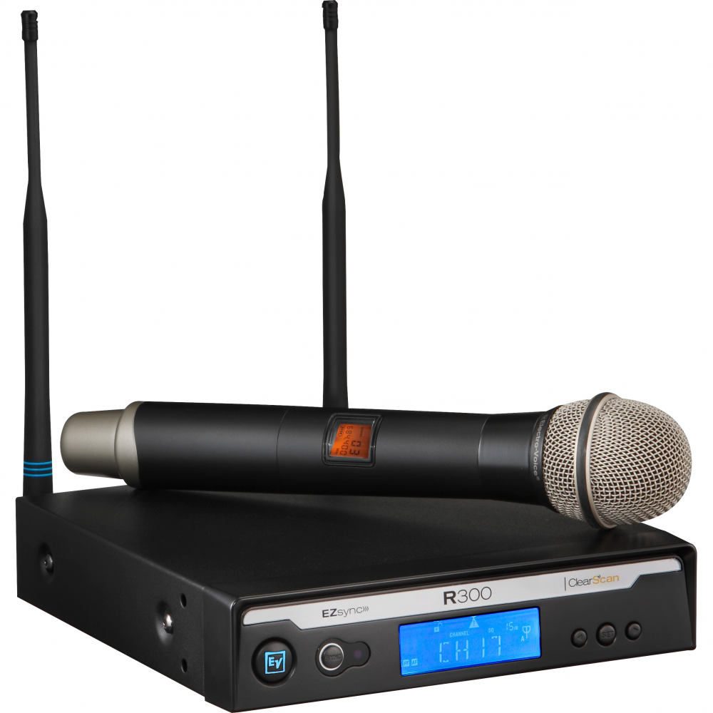 ProAVTechStore Electro-Voice R300-HD-C Handheld System with PL22 Dynamic Microphone Electro-Voice Video Conference - Accessory